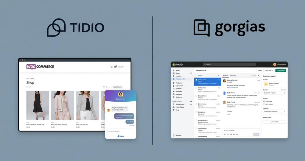 Tidio oder Gorgias 2026 – Welcher KI-Chatbot passt zu deinem Online-Shop?