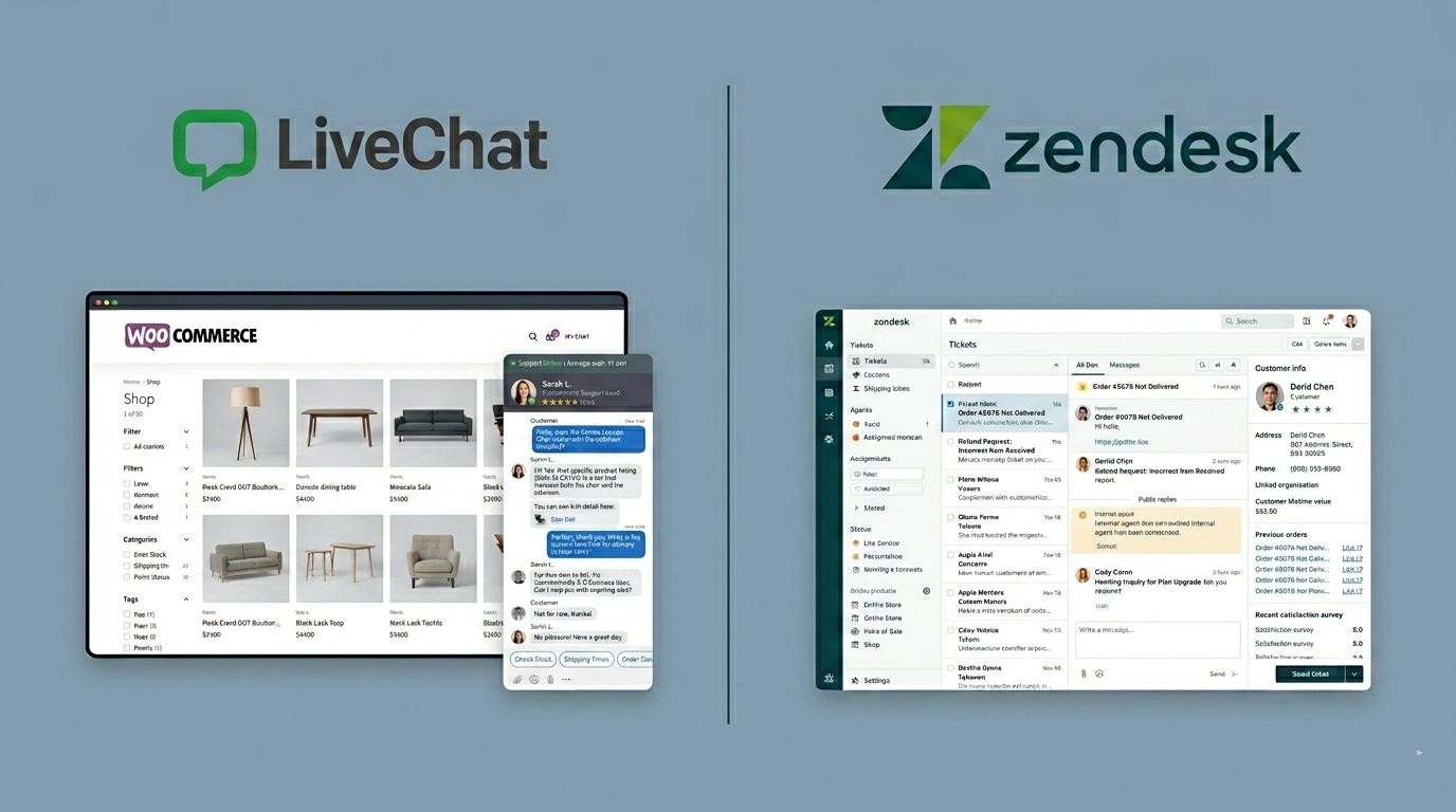 LiveChat oder Zendesk für Freelancer Vergleich