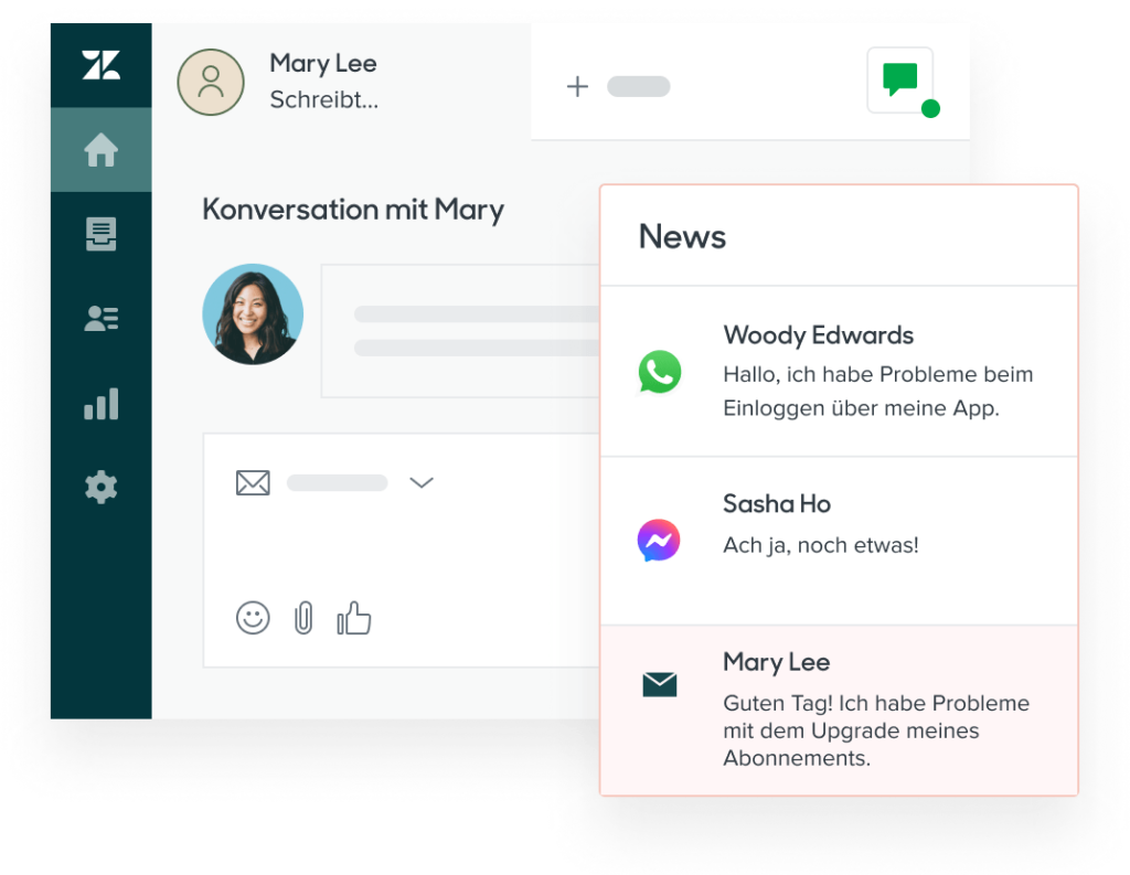 Zendesk Anwendungsbeispiel